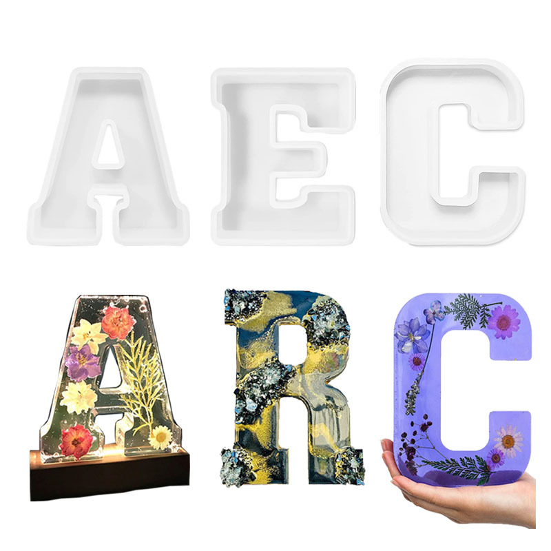 1pc A-Z Letter Silicone Molds  - Resin Craft Ideas recensie en prijs