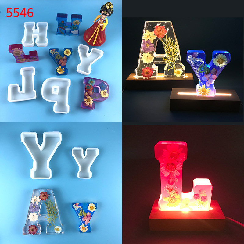 1pc A-Z Letter Silicone Molds  - Resin Craft Ideas recensie en prijs