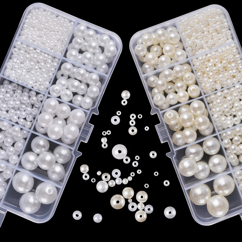800pcs Artificial Faux Pearl R - Resin Jewelry Kit recensie en prijs