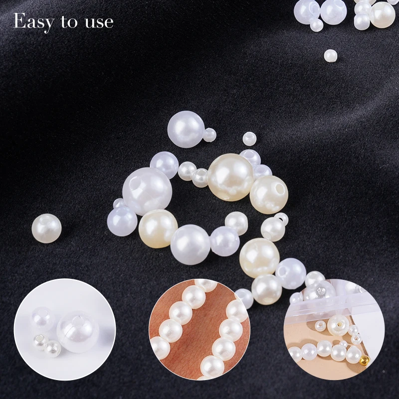800pcs Artificial Faux Pearl R - Resin Jewelry Kit recensie en prijs