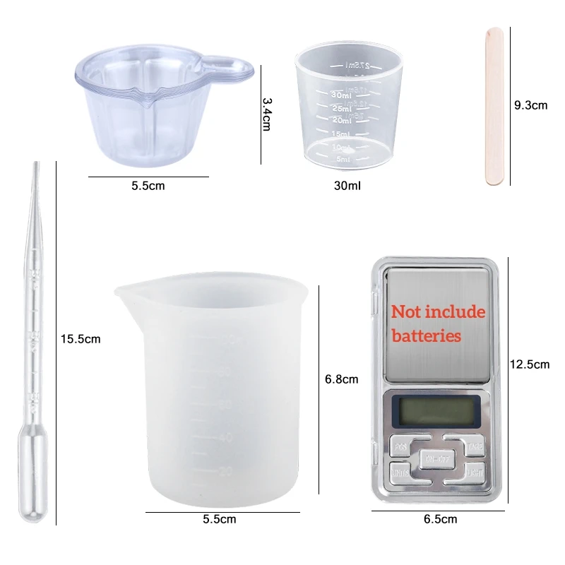 Epoxy Resin Kit Crystal Clear  - Mixing Cup Silicone recensie en prijs