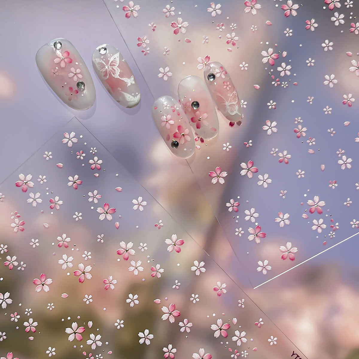 1pc Tulip Nail Stickers Exquis - Gold Foil Flakes recensie en prijs