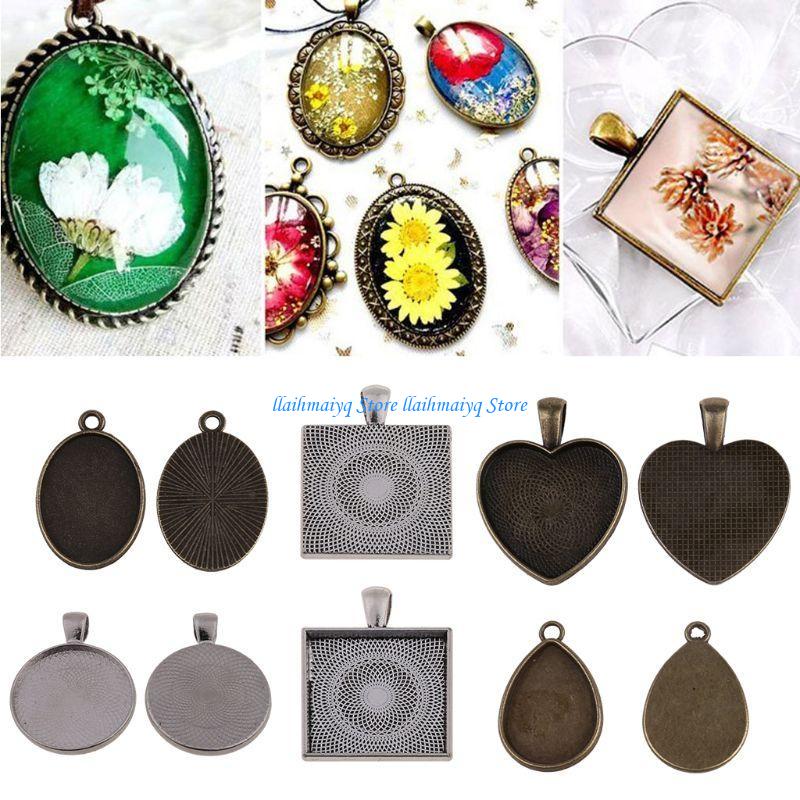 573B 60Pcs Round Pendant Blank - Bezels Set Pendant recensie en prijs