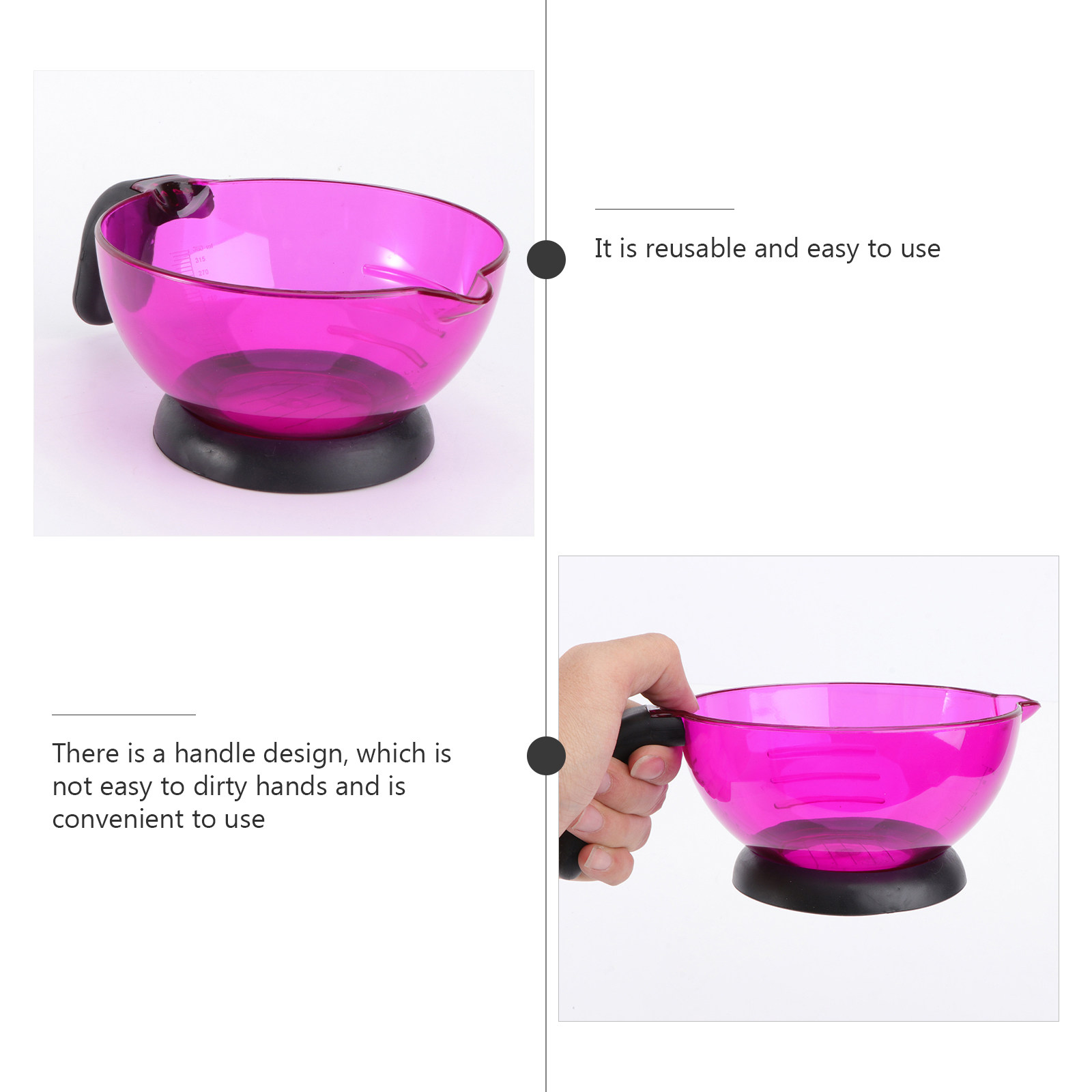 1Pcs Hair Coloring Silicone Bo - Mixing Cup Silicone recensie en prijs