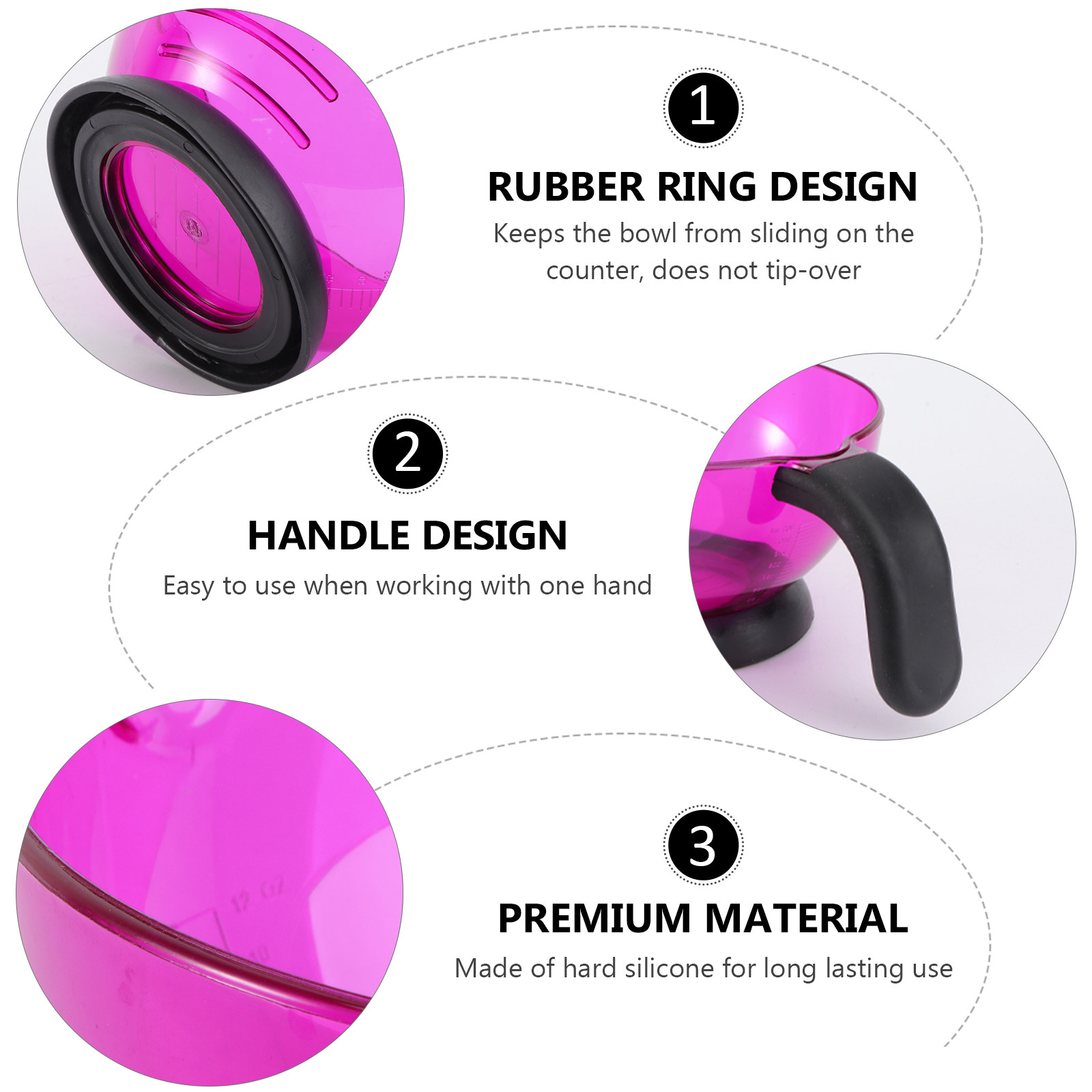 1Pcs Hair Coloring Silicone Bo - Mixing Cup Silicone recensie en prijs