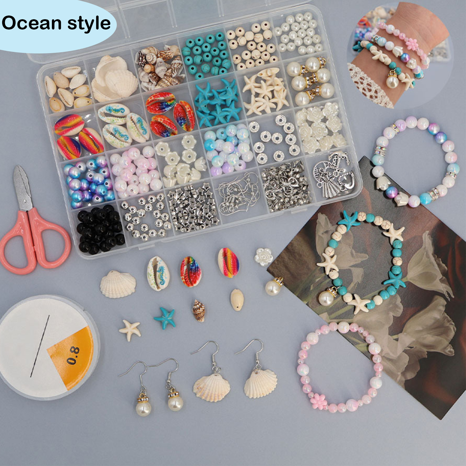 Ocean-themed resin beading set - Resin Jewelry Kit recensie en prijs