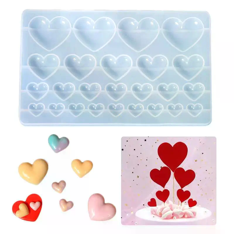 Silicone Mold Heart Shape Pend - Resin Craft Workshop recensie en prijs