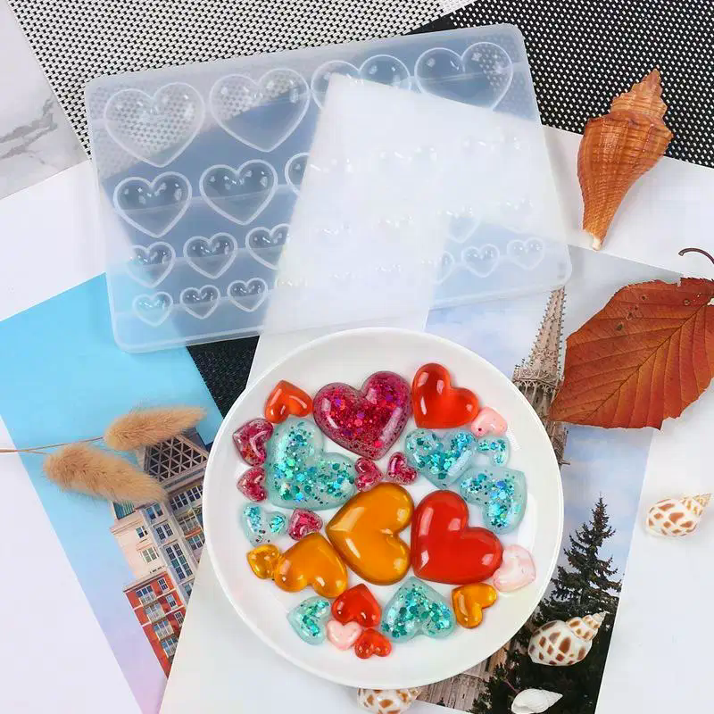 Silicone Mold Heart Shape Pend - Resin Craft Workshop recensie en prijs