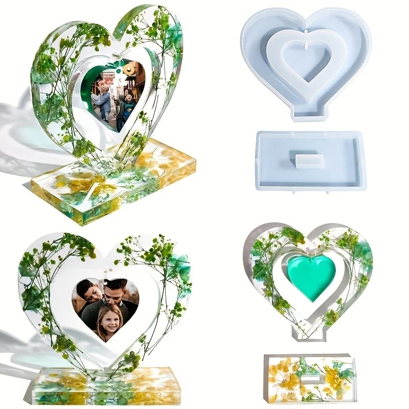 Heart Resin Molds, 2 Pieces Lo - Resin Craft Ideas recensie en prijs