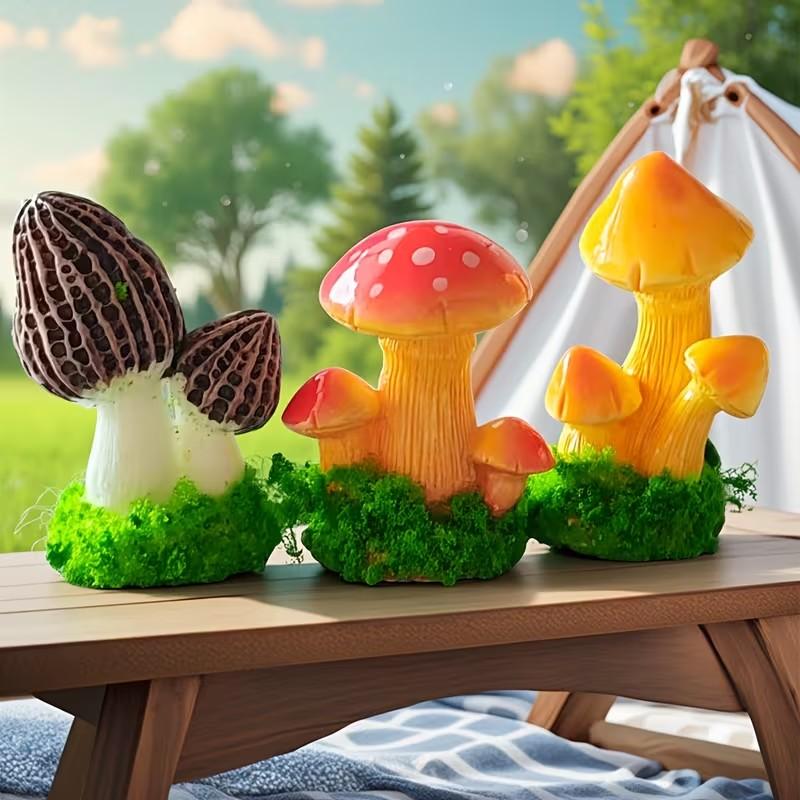 1 Set of 3pcs Artificial Mushr - Terrarium Moss Art recensie en prijs
