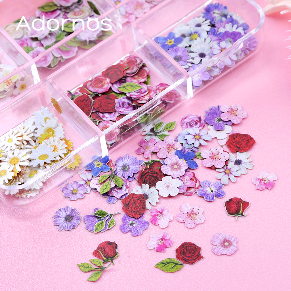 6 Grids Flowers Wood Pulp Chip - Resin Craft Ideas recensie en prijs