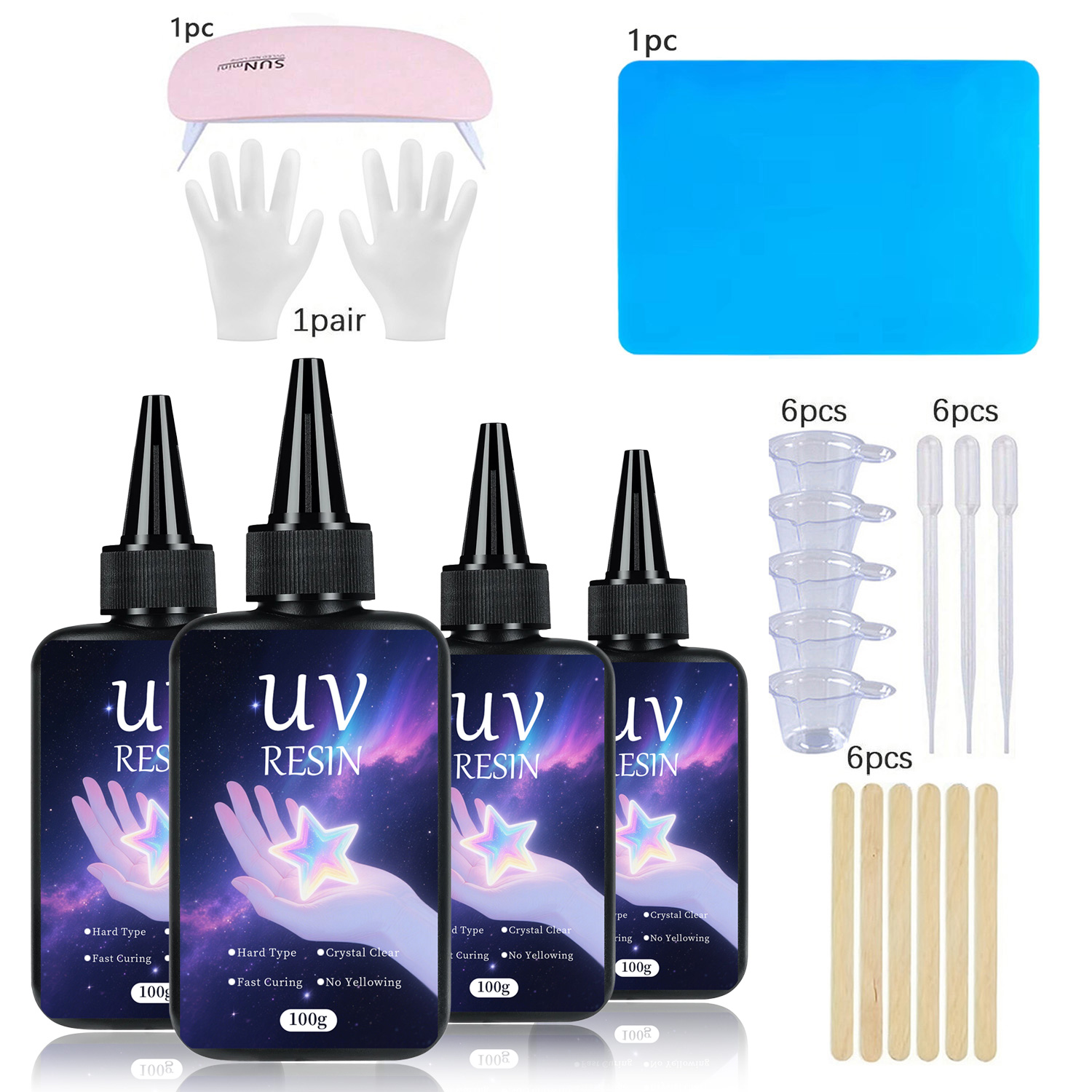 UV Resin kit with Casting Tool - Epoxy Uv Resin Kit recensie en prijs