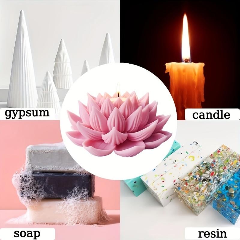 1PC Lotus Flower Candle Mold S - Resin Craft Ideas recensie en prijs
