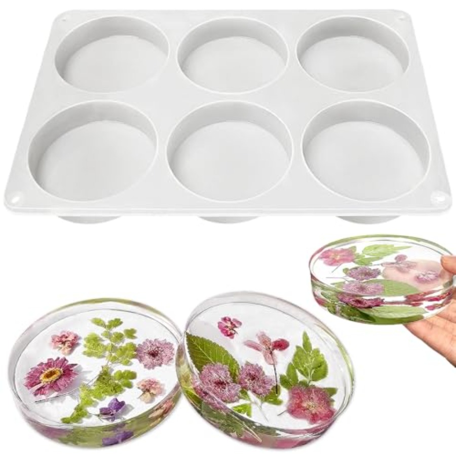 6-Cavity Deep Round Coaster Mo - Coaster Mold Round recensie en prijs