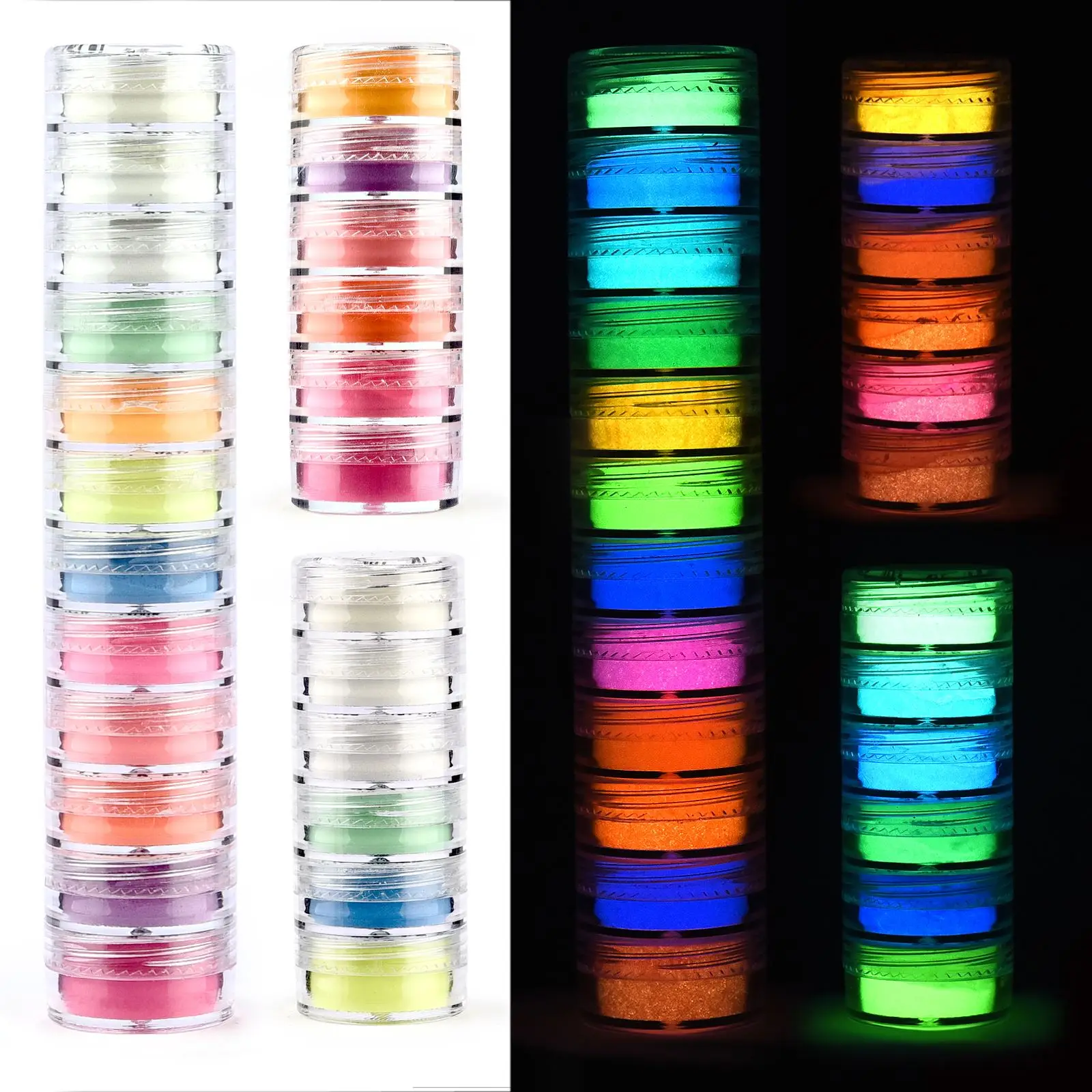 6 Colors/Set Luminous Powder R - Resin Pigment Set recensie en prijs