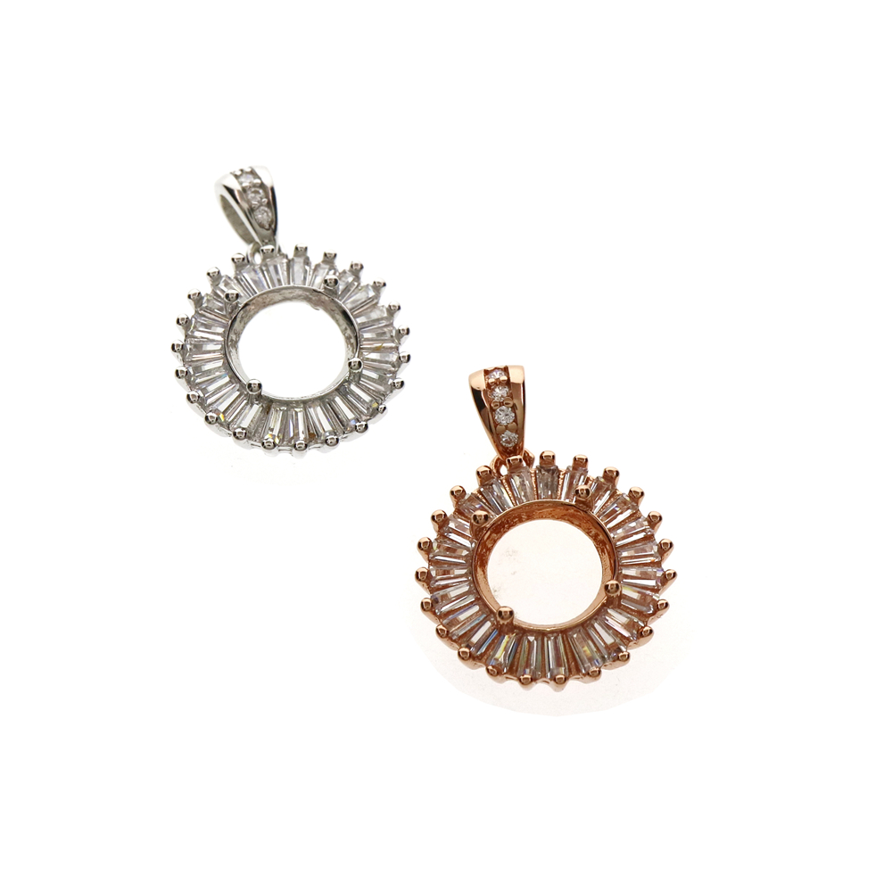4-12MM Round Bezel Rose Gold S - Bezels Set Pendant recensie en prijs