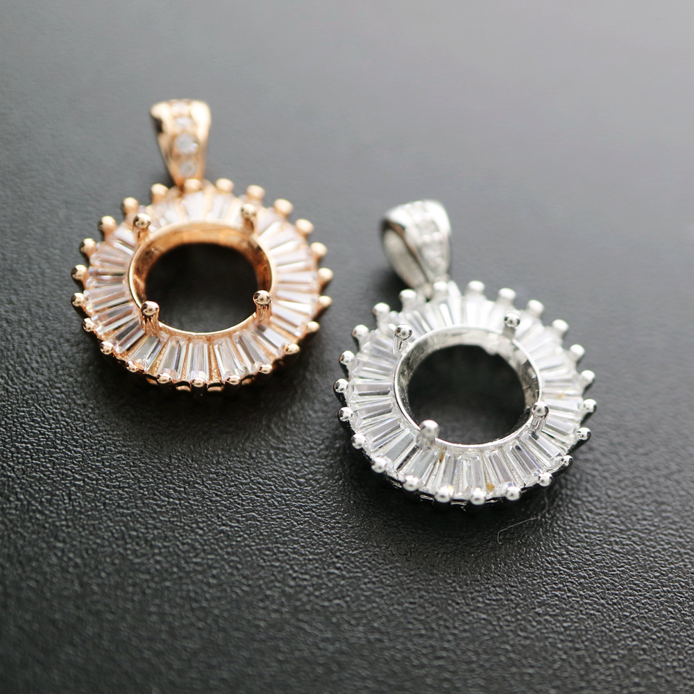 4-12MM Round Bezel Rose Gold S - Bezels Set Pendant recensie en prijs