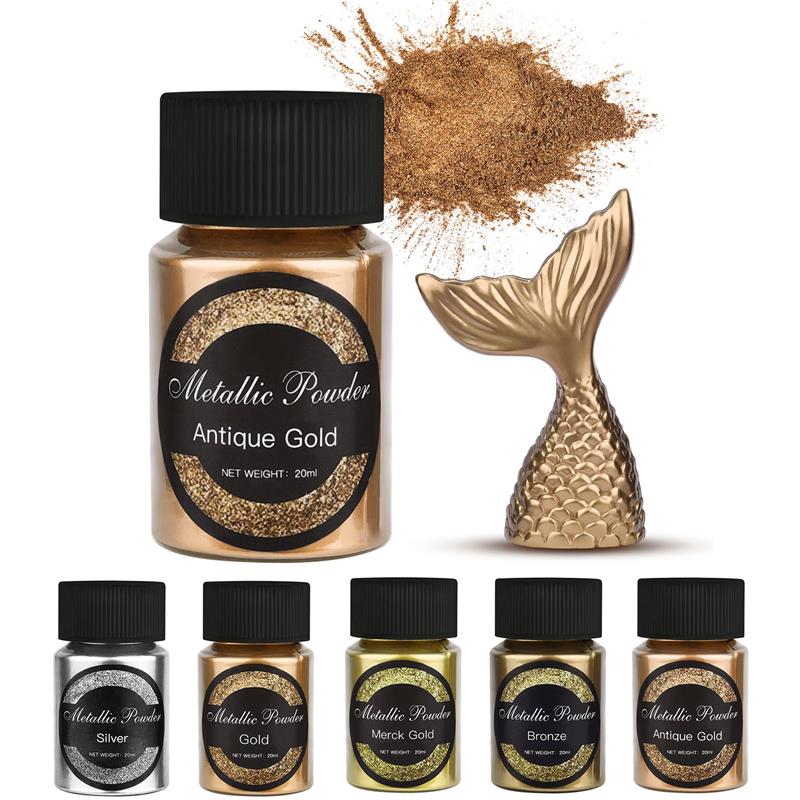 20 Ml Shimmer Metallic Gold Si - Resin Pigment Set recensie en prijs