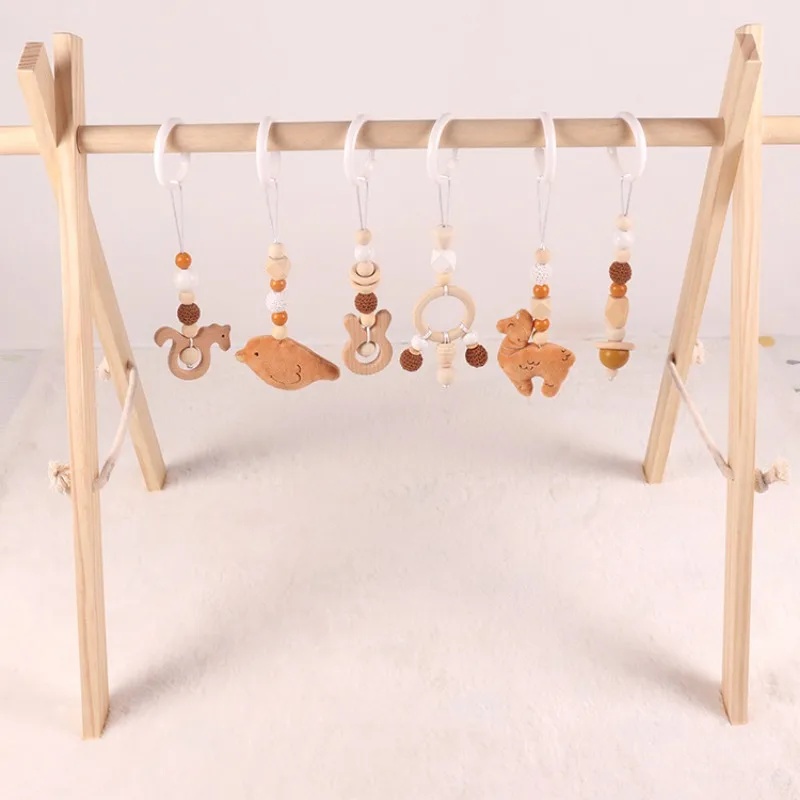 6Pcs Wooden Baby Toys Wooden B - Wood Ring Blank recensie en prijs