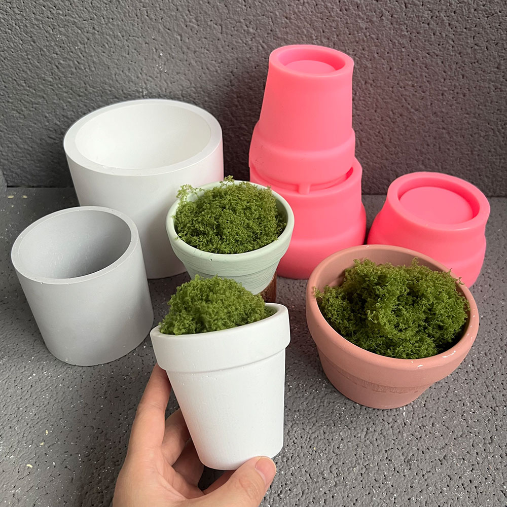 Large Concrete Plant Pot Silic - Coaster Mold Round recensie en prijs
