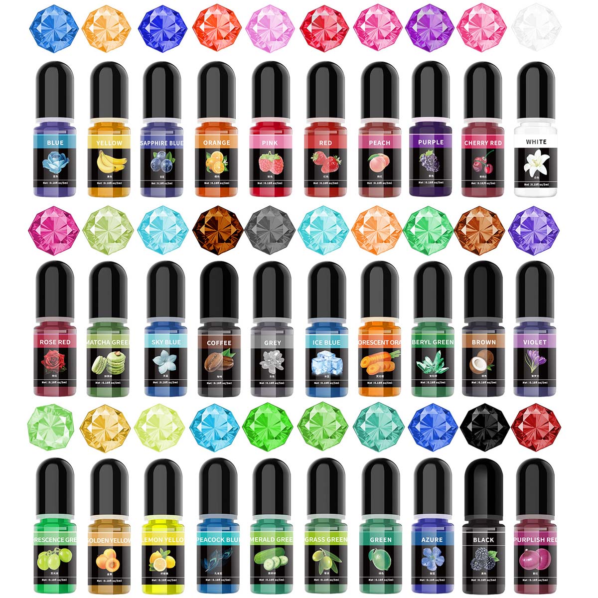 5ml/Bottle Epoxy Resin Pigment - Resin Pigment Set recensie en prijs
