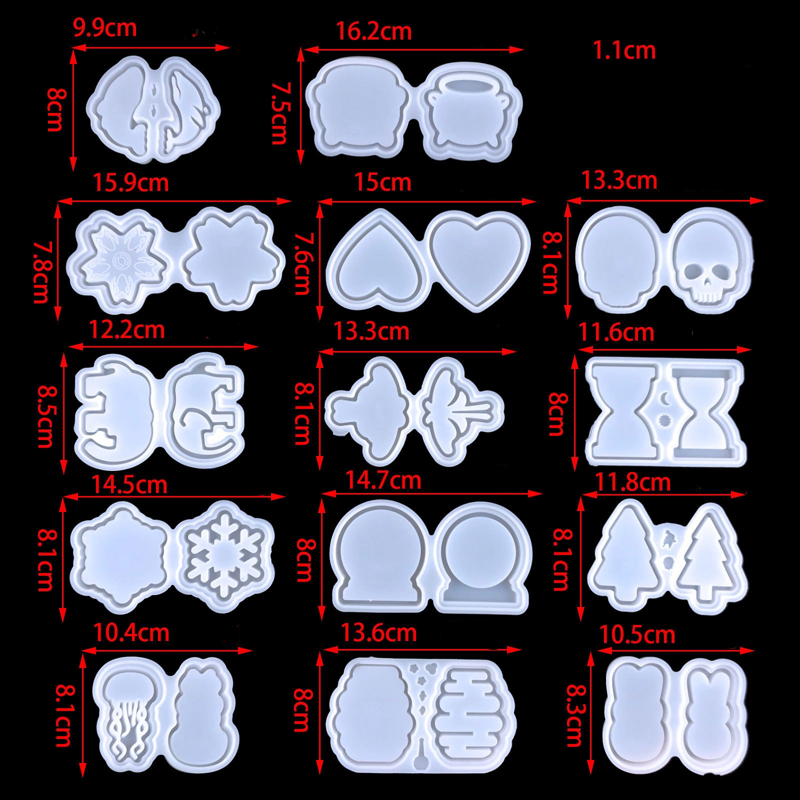 DIY Shaker Mold Silicone Epoxy - Resin Ocean Wave Mold recensie en prijs