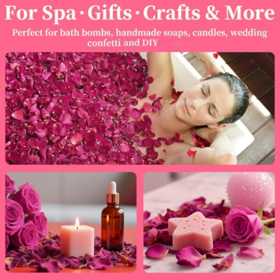Dried Rose Petals Bulk 5oz Nat - Dried Flower Bulk recensie en prijs