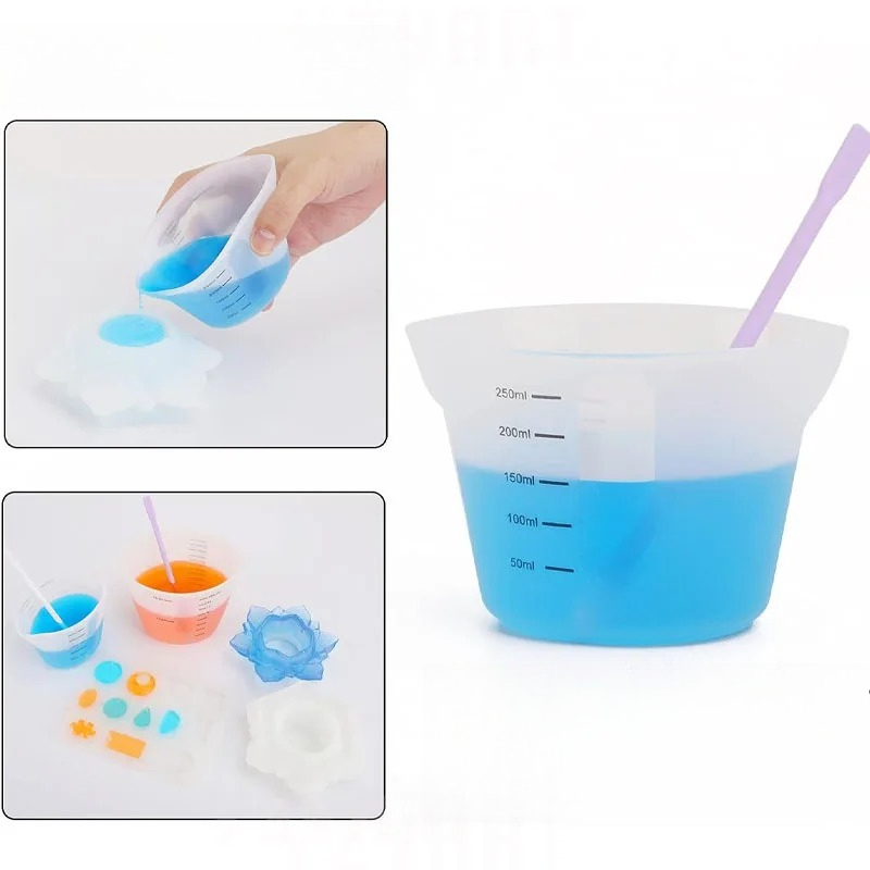 1pc Creative Simple 500ml /250 - Mixing Cup Silicone recensie en prijs