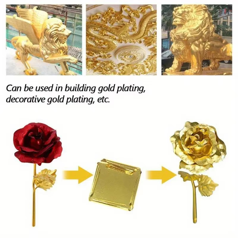 100pcs Imitation Gold Sliver C - Gold Foil Flakes recensie en prijs