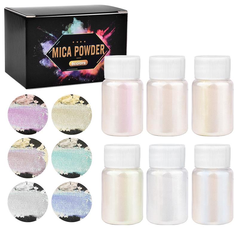 6 Pcs-Set Epoxy Resin Dye Mica - Resin Pigment Set recensie en prijs