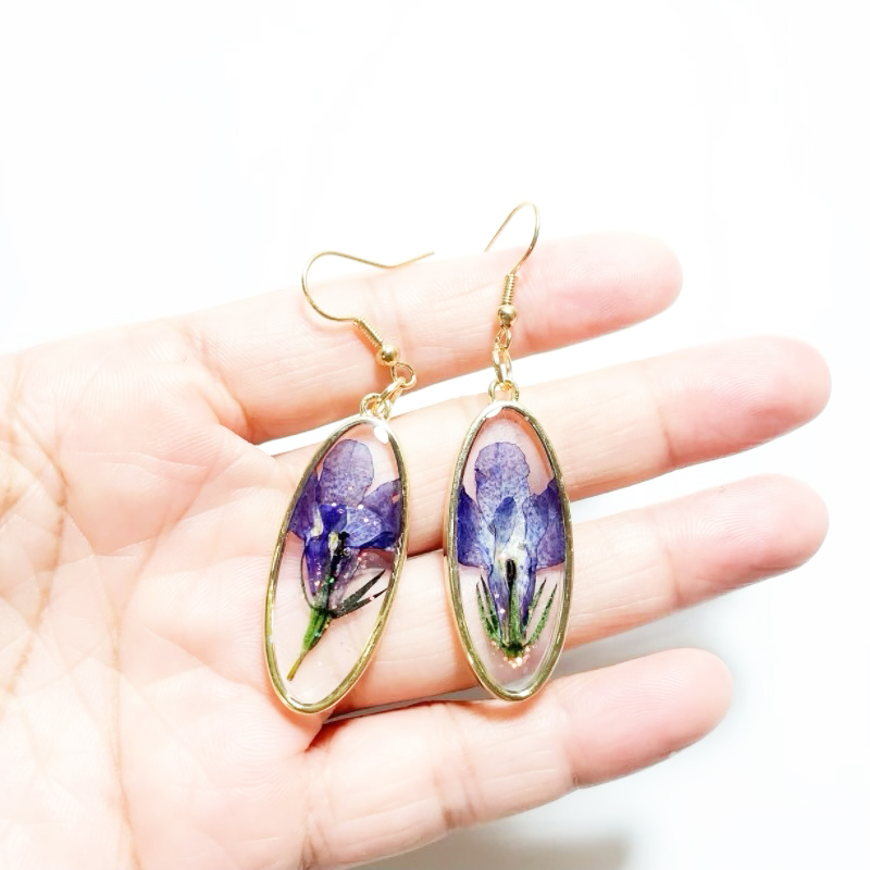 Dried Flower Earrings Heart Re - Dried Flower Bulk recensie en prijs