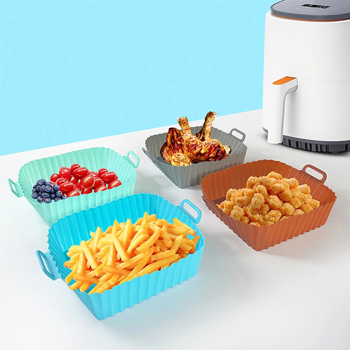 Silicone Fryer Mold Air Fryer  - Silicone Mold Tray recensie en prijs