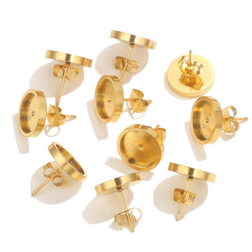10pcs Stainless Steel Gold Ear - Resin Jewelry Kit recensie en prijs