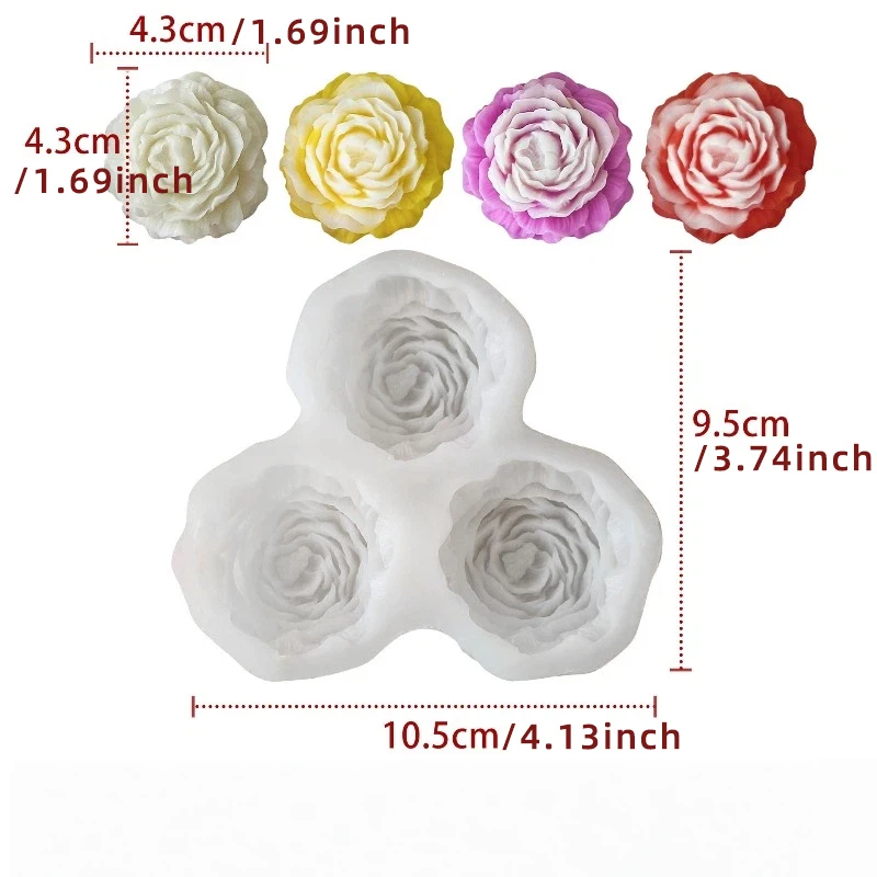 Peony Flower Candle Silicone M - Resin Craft Ideas recensie en prijs